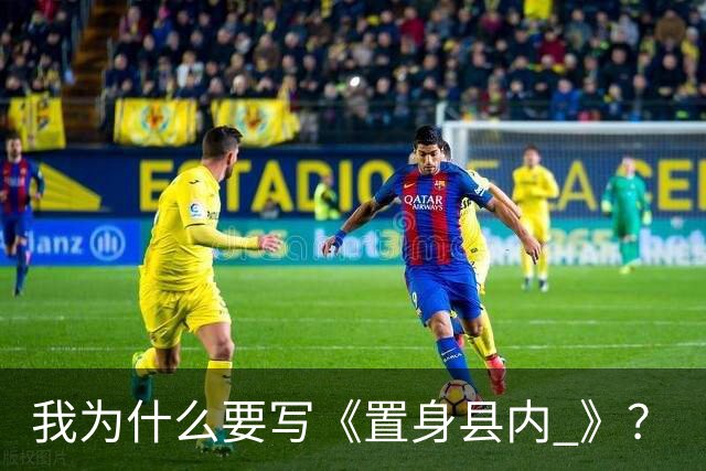 我为什么要写《置身县内 》？