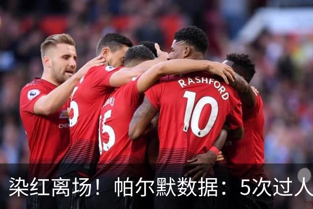 染红离场！帕尔默数据：5次过人1次成功，2次关键传球，获评6.2分